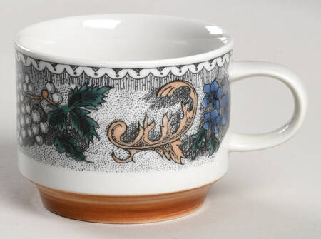 Burgund Flat Demitasse Cup