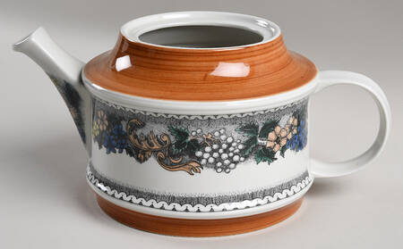 Burgund Teapot No Lid
