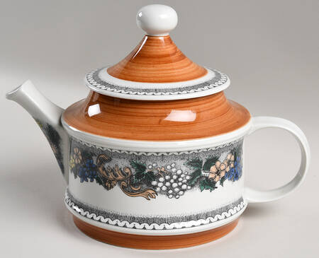 Burgund Teapot & Lid