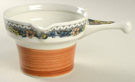 Burgund Round Gravy Boat