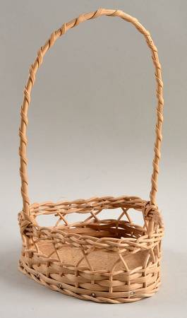 Burgund Wicker Holder for Condiments