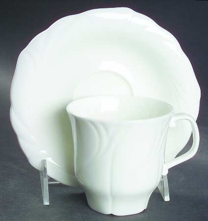 Etoiles Flat Cup & Saucer Set by Goebel