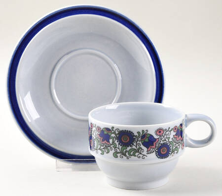 Mazurka Flat Cup & Saucer Set