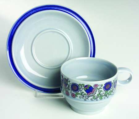 Mazurka Flat Cup & Saucer Set