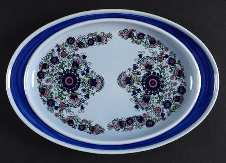 Mazurka 13" Oval Serving Platter
