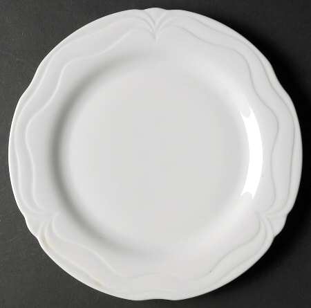 Plaza White Luncheon Plate