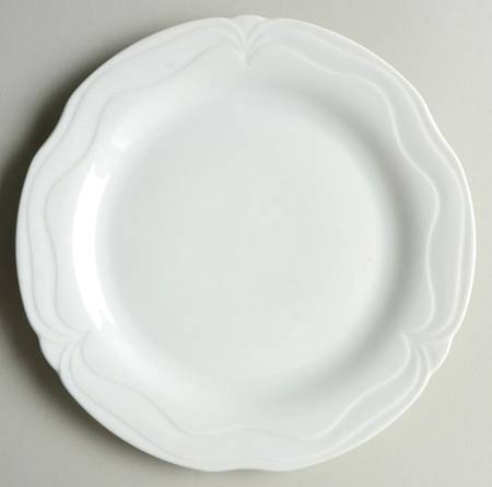 Plaza White Salad Plate