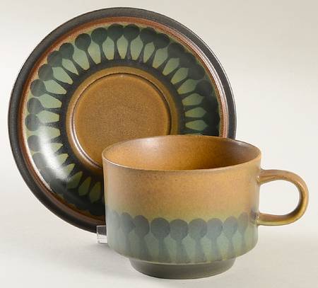 Wallis Flat Cup & Saucer Set