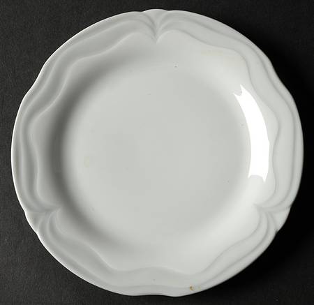 Zamora Gray Bread & Butter Plate