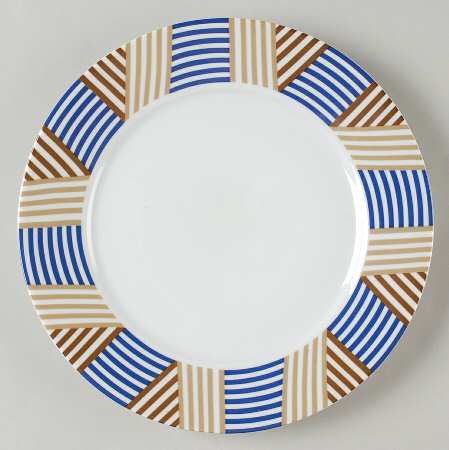 Anna Blue Salad Plate