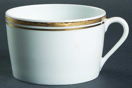Faux Bois Gold Flat Cup