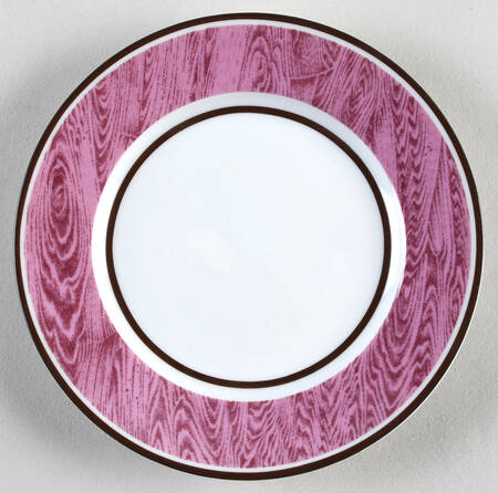 Faux Bois Purple Bread & Butter Plate