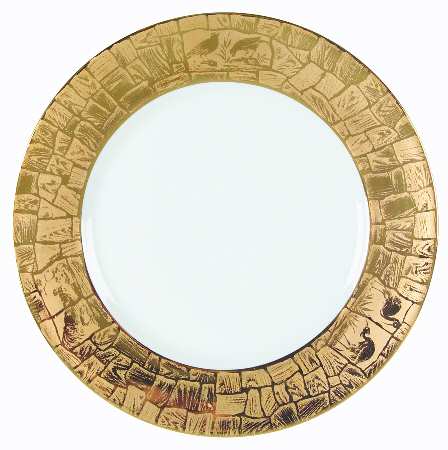 Isidore Gold Salad Plate
