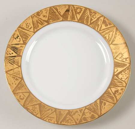 Isidore Gold Bread & Butter Plate