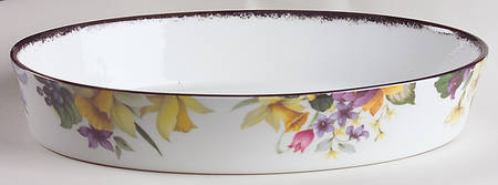 Narcissus 12'' Oval Baker