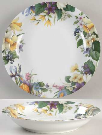Narcissus 11" Round Vegetable Bowl