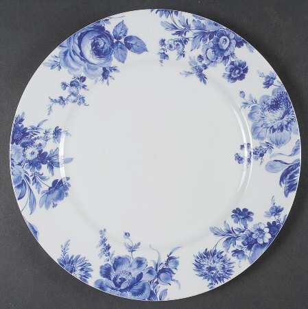 Potpourri Blue Dinner Plate