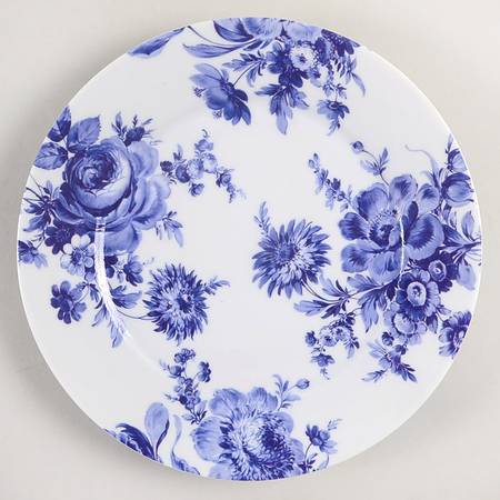 Potpourri Blue Salad Plate