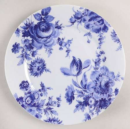 Potpourri Blue Salad Plate