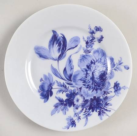 Potpourri Blue Bread & Butter Plate