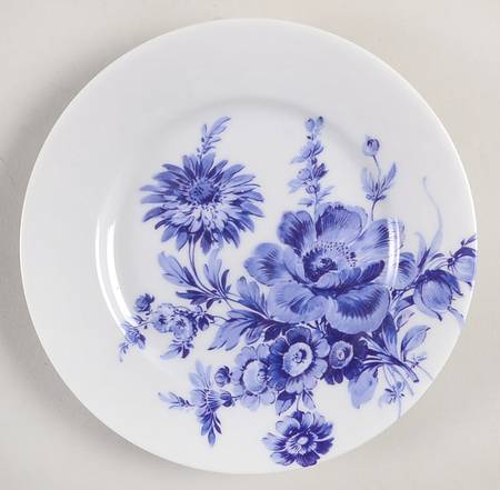 Potpourri Blue Bread & Butter Plate