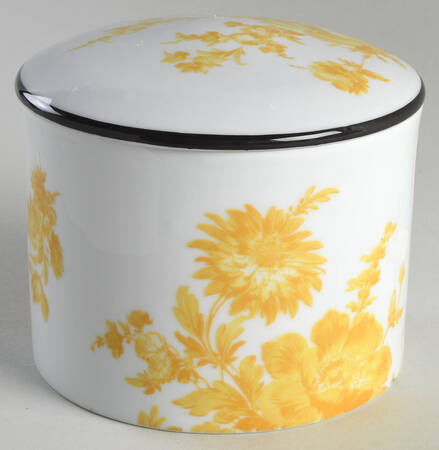 Potpourri Yellow Cylinder Box