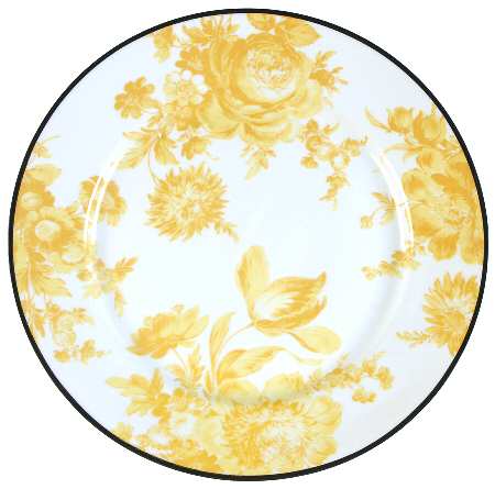 Potpourri Yellow Salad Plate