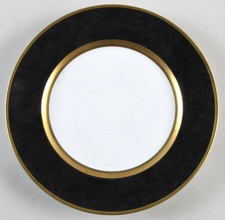 Sherry Black Salad Plate