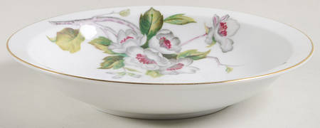 Apple Blossom Rim Soup Bowl