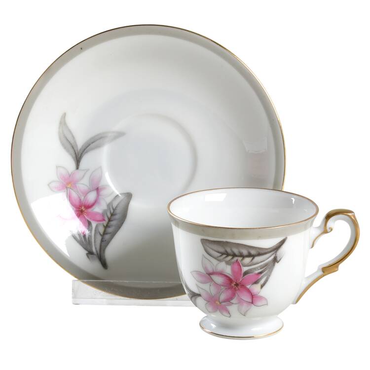 Charleston Footed Demitasse Cup & Saucer Set