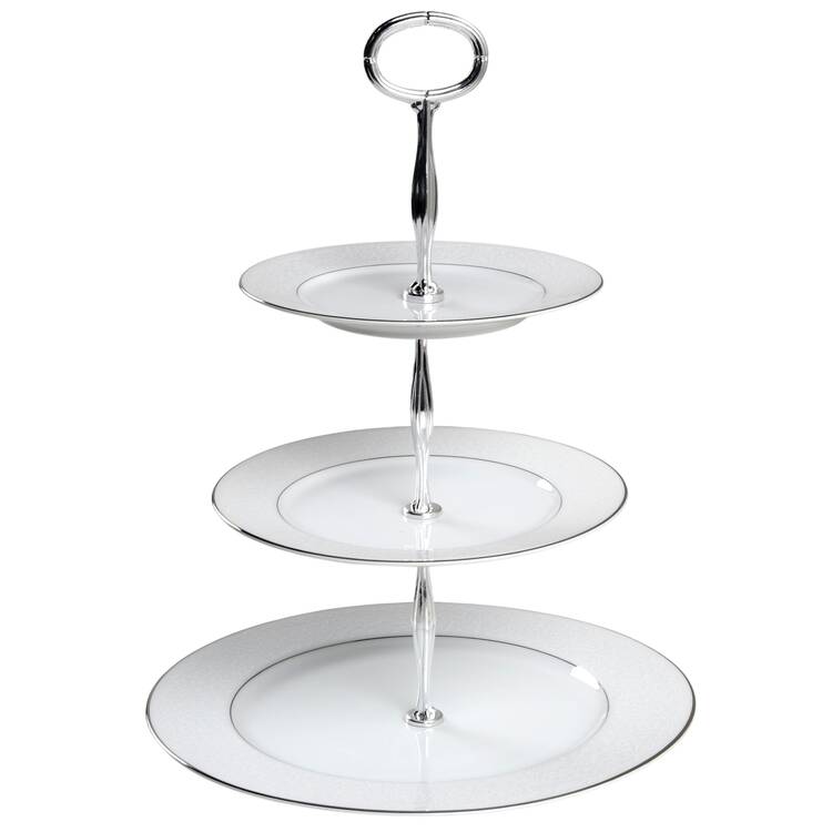 Concerto 13 7/8"-14 1/4" 3-Tiered Serving Tray(DP,SP,BB) HC