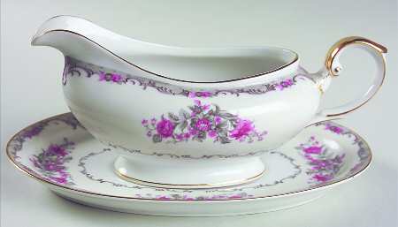 Corsage Gravy Boat & Underplate