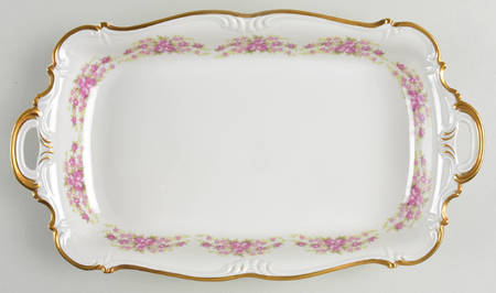 Dresden Rose 13" Handled Serving Tray