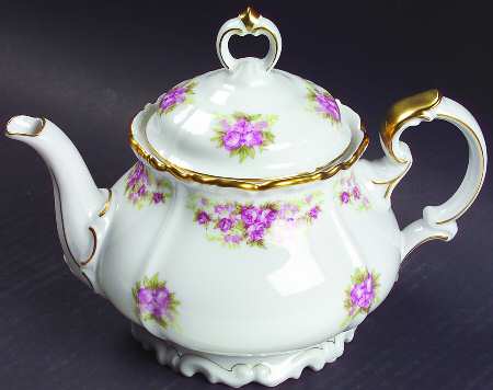 Dresden Rose Teapot & Lid