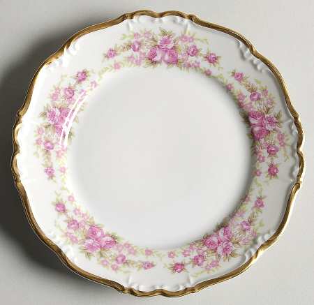 Dresden Rose Bread & Butter Plate