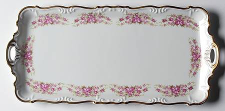 Dresden Rose Large Sandwich Tray