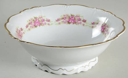 Dresden Rose 9" Round Vegetable Bowl