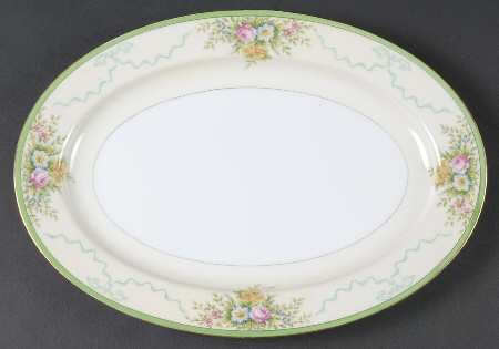 Formal Garden 12" Oval Serving Platter