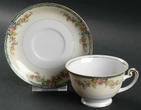 GRA3 Footed Cup & Saucer Set by Grace