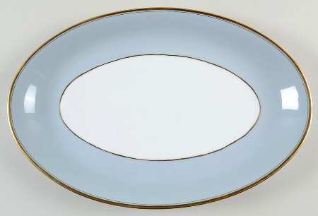 Graymont (Gold Trim) 16" Oval Serving Platter