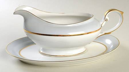 Graymont (Gold Trim) Gravy Boat & Underplate