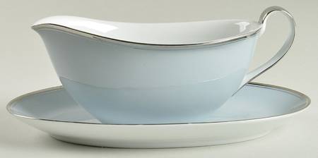 Graymont (Platinum Trim) Gravy Boat & Underplate/Relish