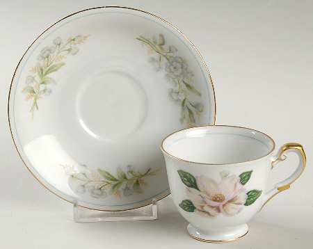 Rochelle Footed Demitasse Cup & Saucer Set
