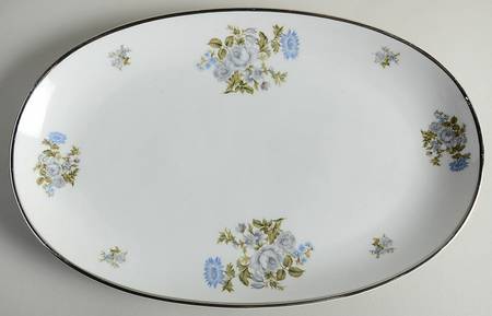 Romance 13" Oval Serving Platter