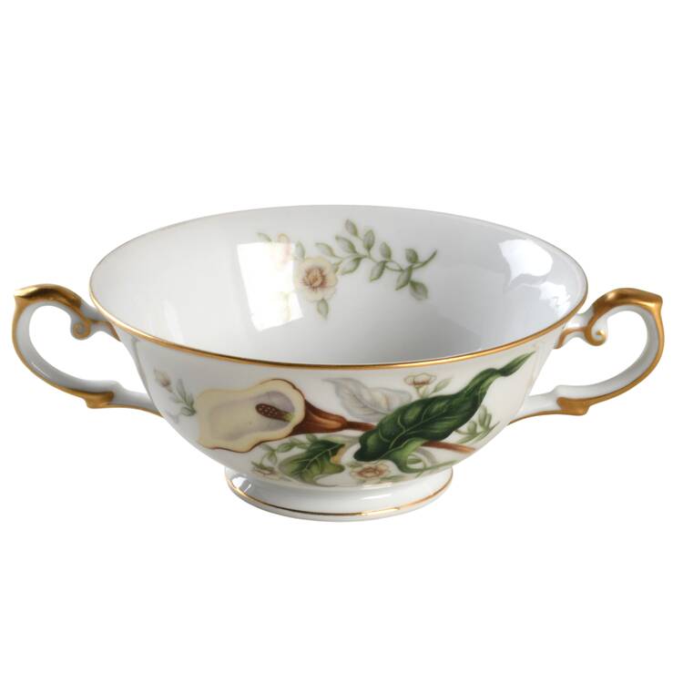 Wood Lily Cream Soup Bowl
