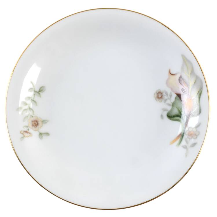 Wood Lily Saucer for Cream Soup Bowl