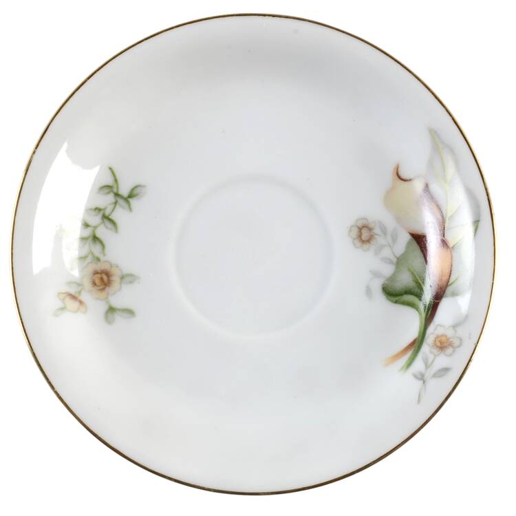Wood Lily Saucer for Footed Cup by Grace