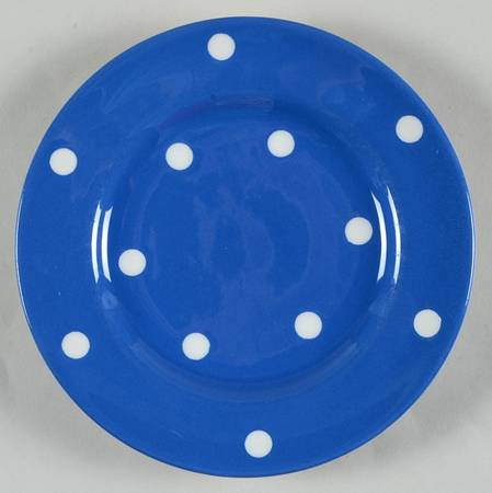 Blue Domino (Blue & White) Bread & Butter Plate