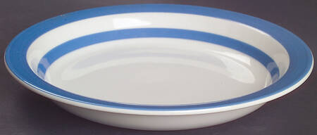 Cornish Blue White (Shield and TG Green) Pie Serving Plate
