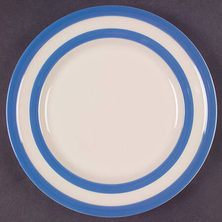 Cornish Blue White (Shield and TG Green) Luncheon Plate